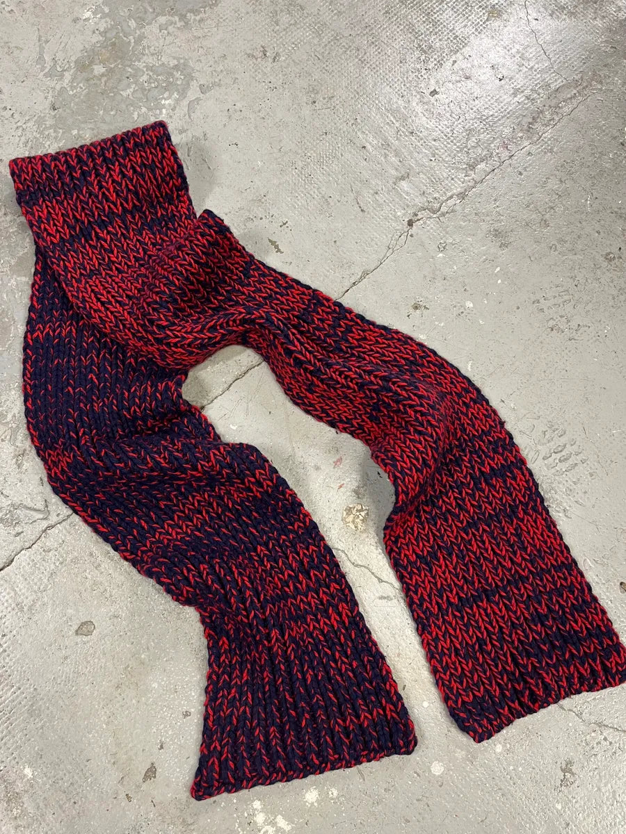 Dries Van Noten Red Wool Scarf tICoODA 0