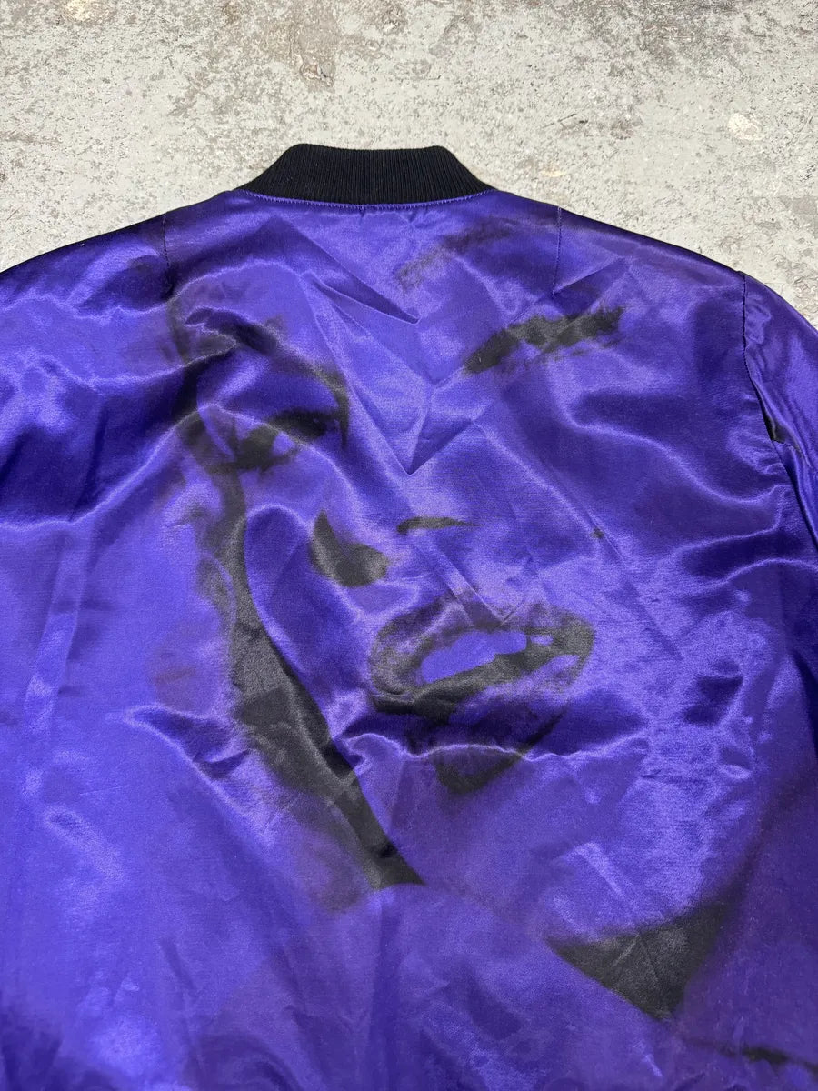 Dries Van Noten Reversible Purple Marilyn Monroe Bomber Jacket UkFwPQJ 12