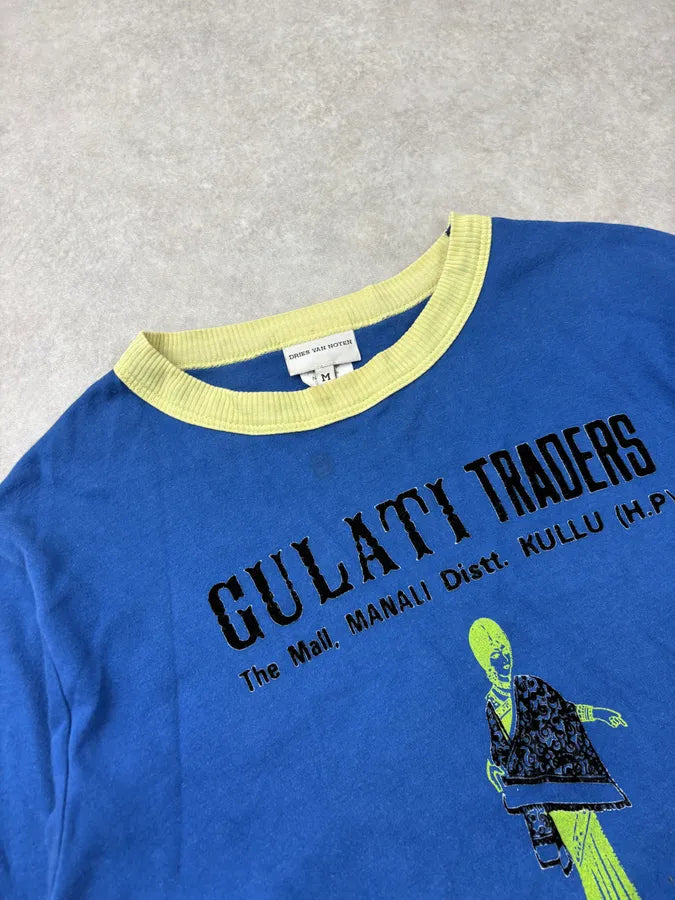 Dries Van Noten Royal Blue Gulati Traders Longsleeve YwsKZpJ 4
