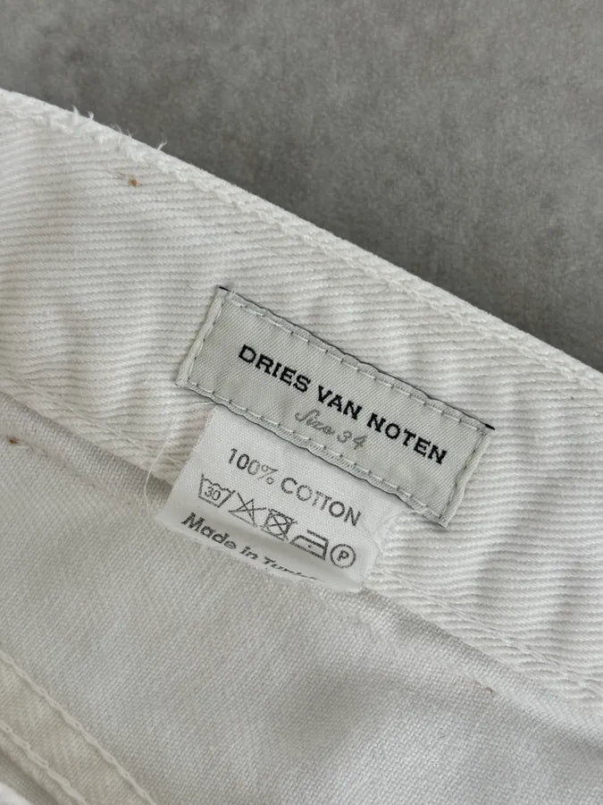 Dries Van Noten White Minimalist Denim Jeans  mwDkwYY 10