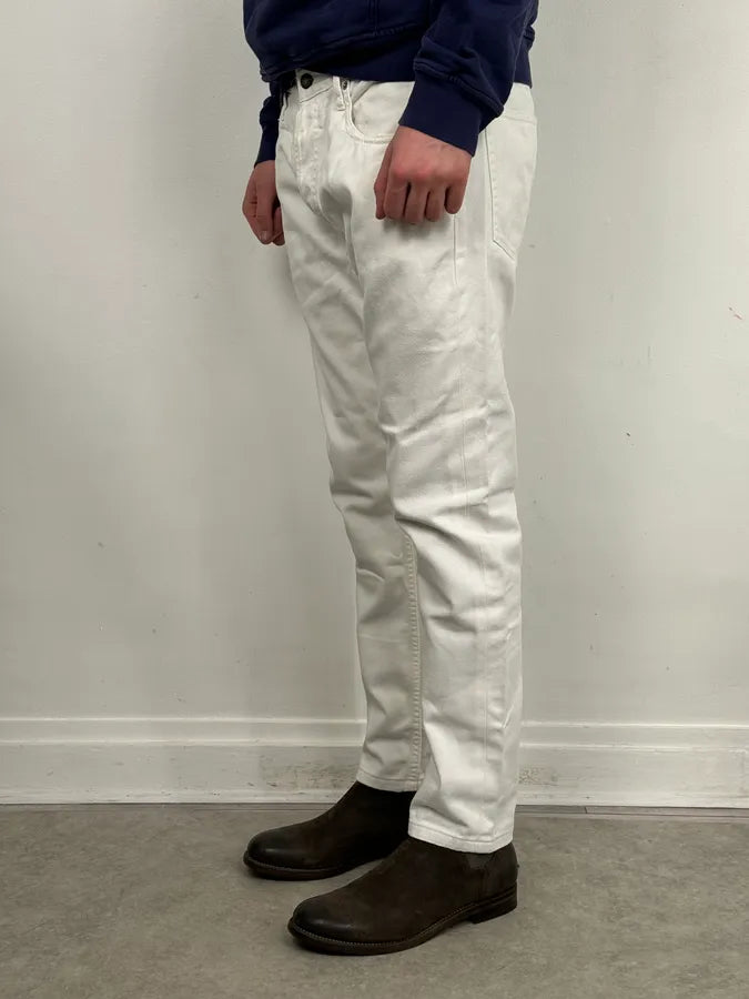 Dries Van Noten White Minimalist Denim Jeans  mwDkwYY 2