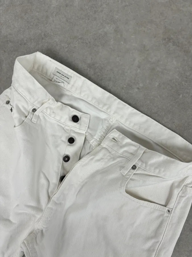 Dries Van Noten White Minimalist Denim Jeans  mwDkwYY 8