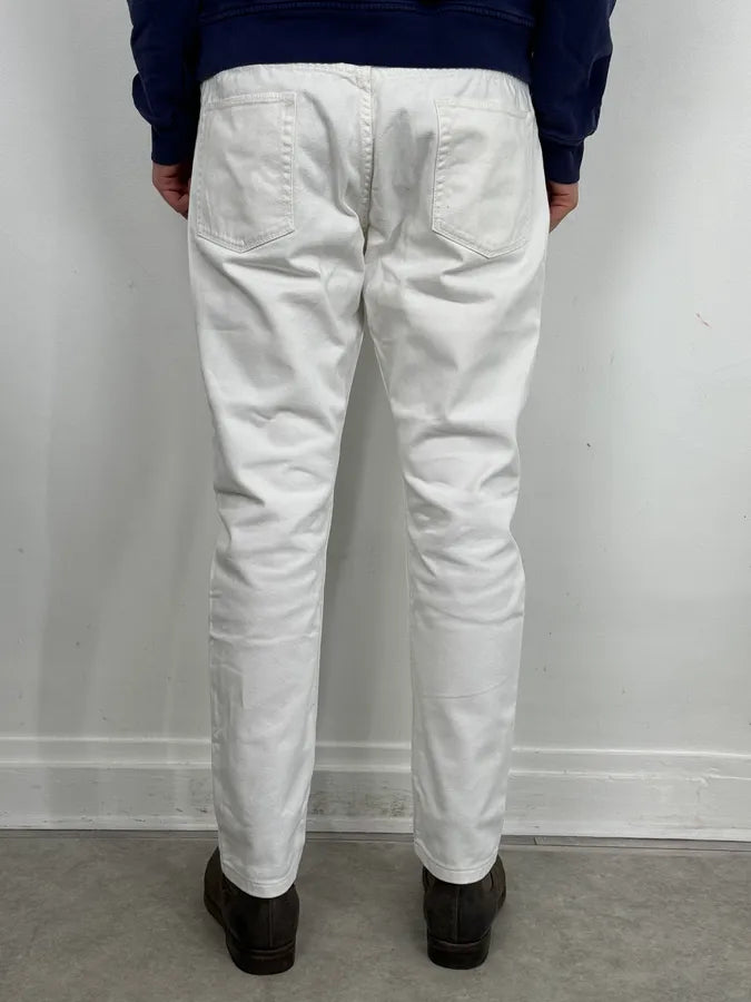 Dries Van Noten White Minimalist Denim Jeans  mwDkwYY 3