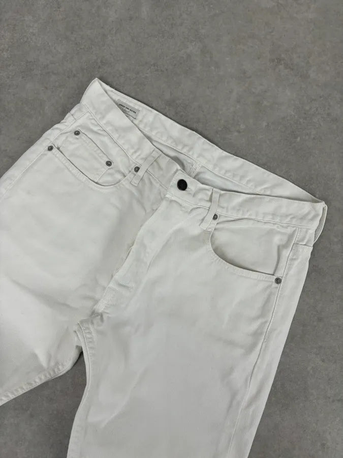 Dries Van Noten White Minimalist Denim Jeans  mwDkwYY 4