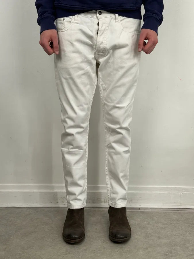 Dries Van Noten White Minimalist Denim Jeans  mwDkwYY 1