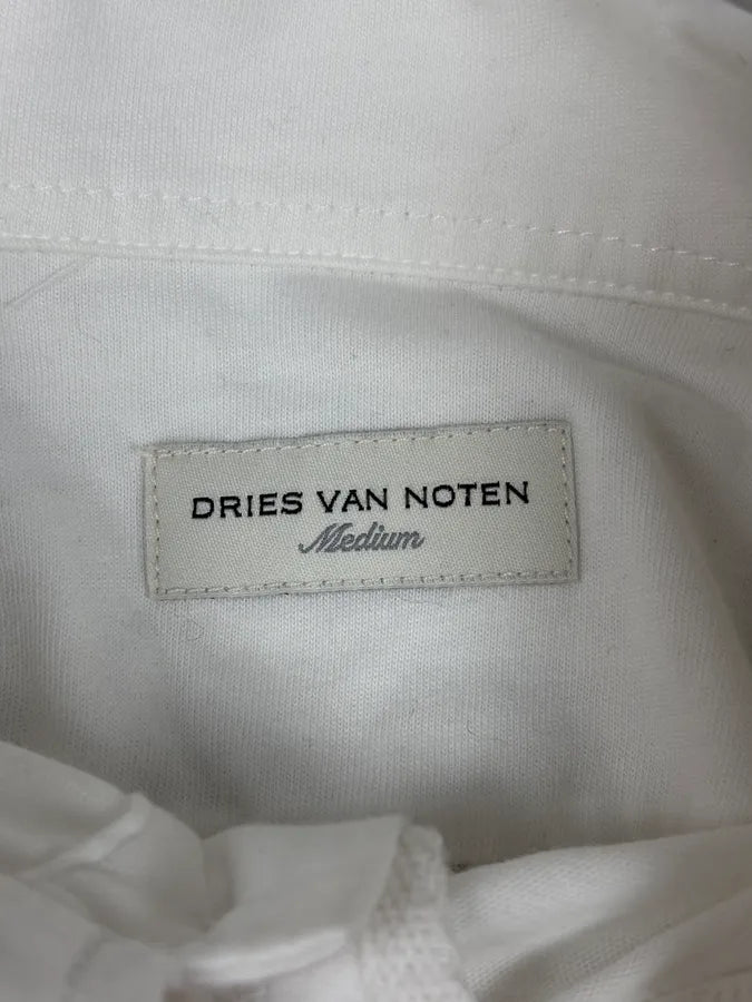 Dries Van Noten White Polo Shirt SoutzBl 6