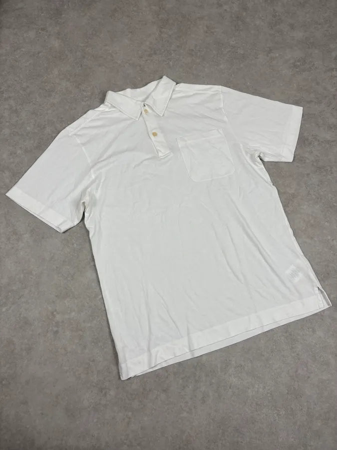 Dries Van Noten White Polo Shirt SoutzBl 3