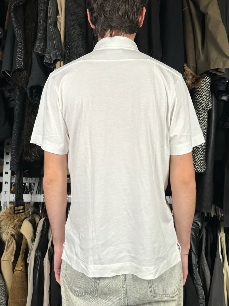 Dries Van Noten White Polo Shirt SoutzBl 2