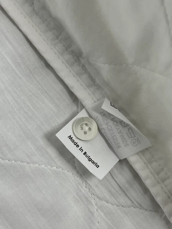 Dries Van Noten White Quilted Effect Shirt SPMwORc 10