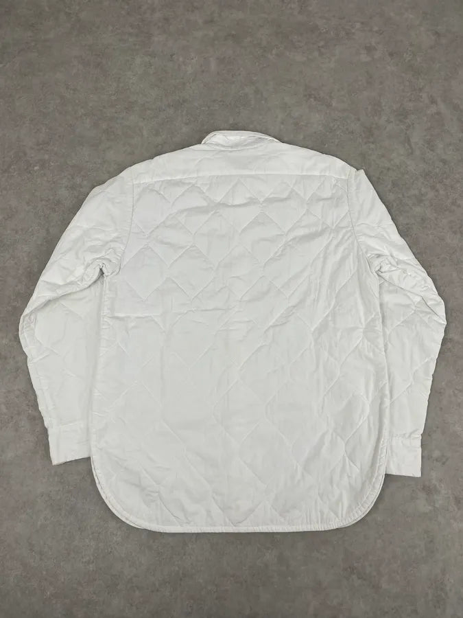 Dries Van Noten White Quilted Effect Shirt SPMwORc 5