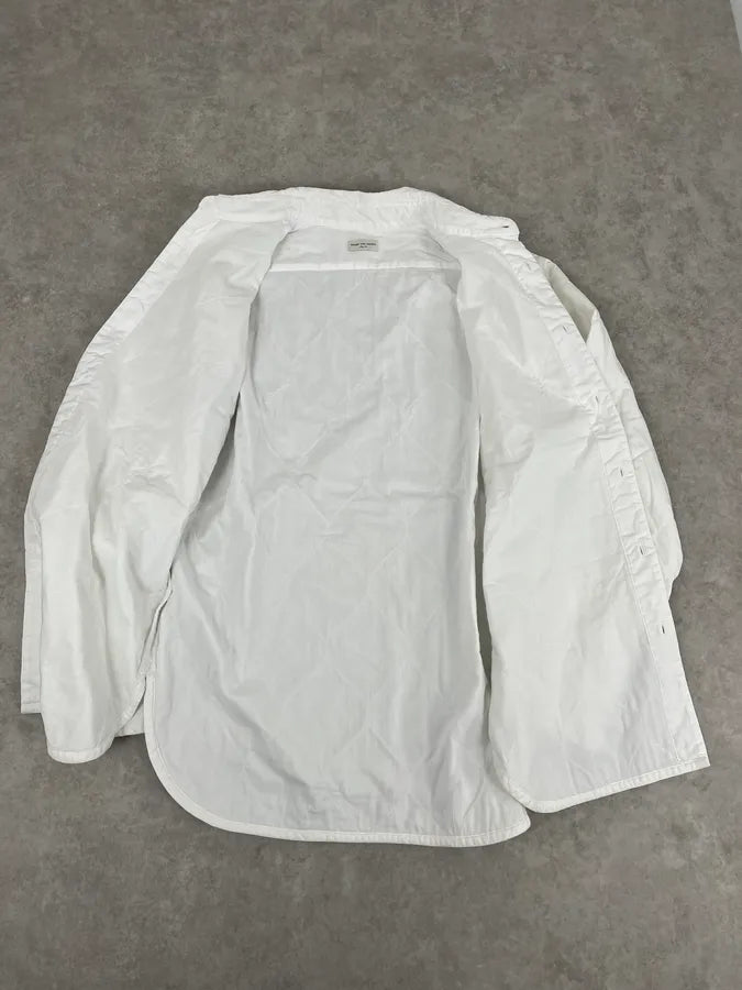 Dries Van Noten White Quilted Effect Shirt SPMwORc 6