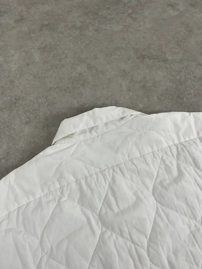 Dries Van Noten White Quilted Effect Shirt SPMwORc 7