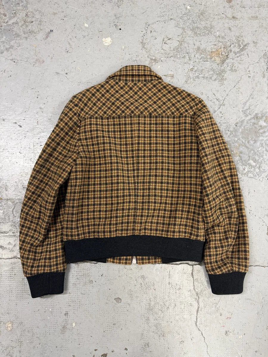 Dries Van Noten Wool Tartan Camel Jacket geFgeII 1