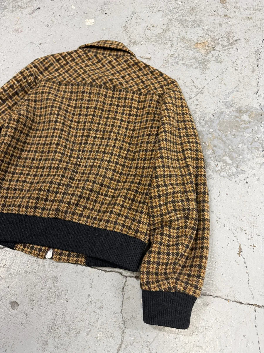Dries Van Noten Wool Tartan Camel Jacket geFgeII 11