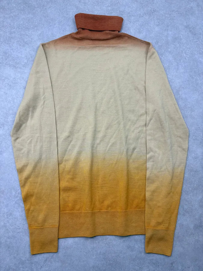 Dries Van Noten Yellow Classy Gradient Turtleneck Sweater dFBbYQu 5