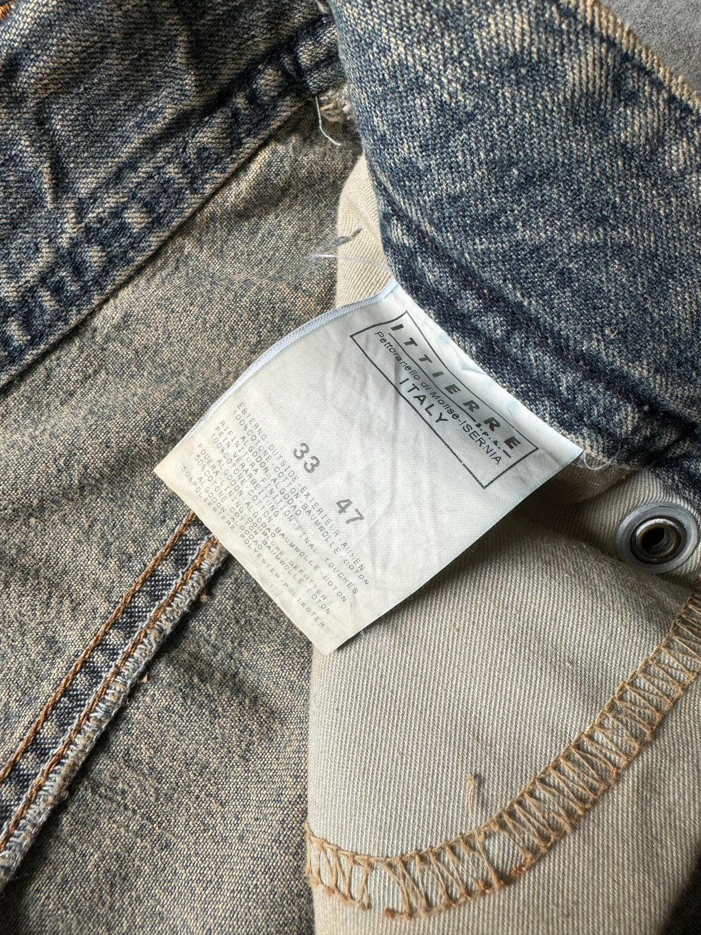 AW2003 Dolce & Gabbana Multi Zips Blue Denim Jeans (M) - 6