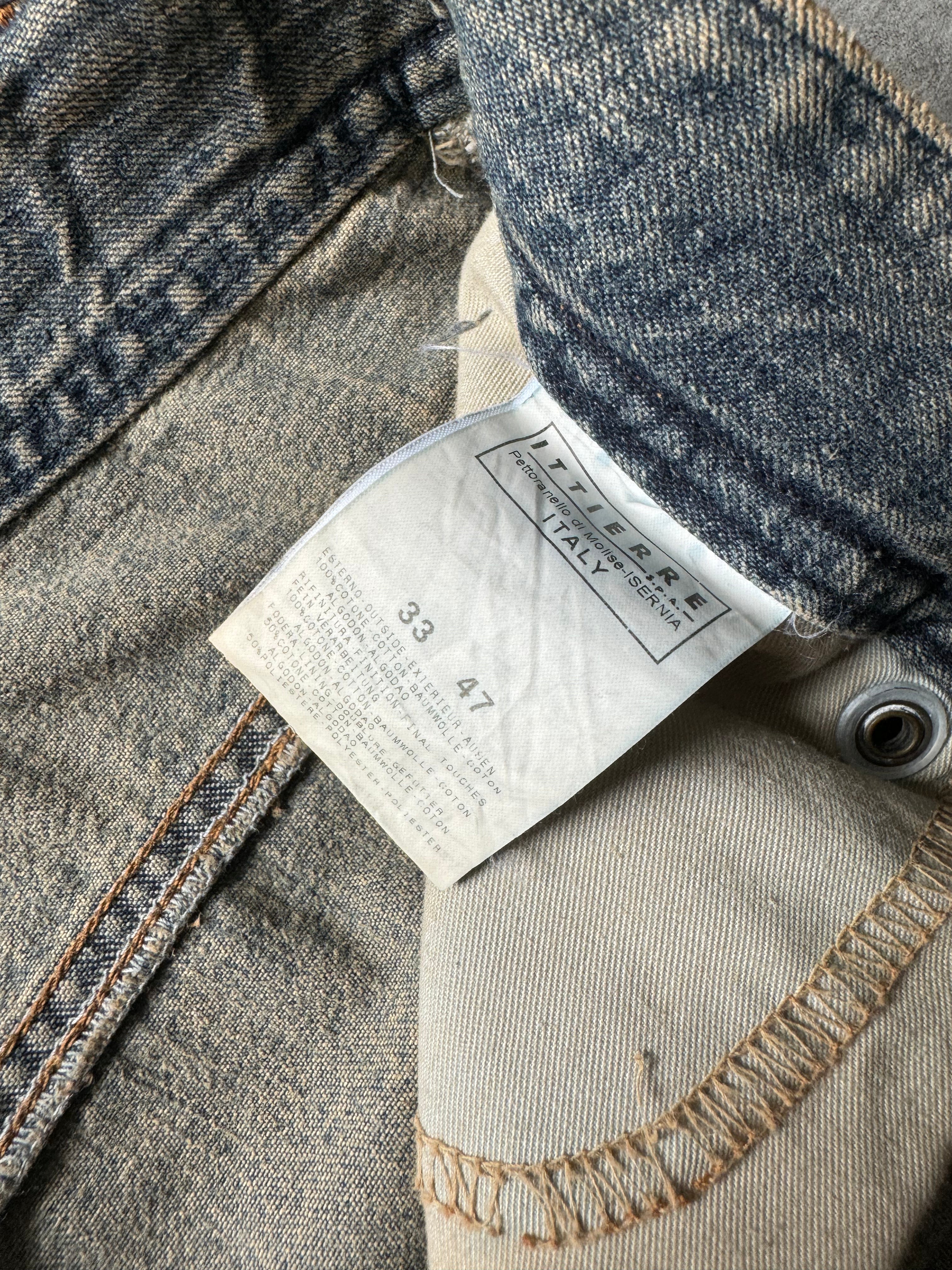 AW2003 Dolce & Gabbana Multi Zips Blue Denim Jeans (M) - 6