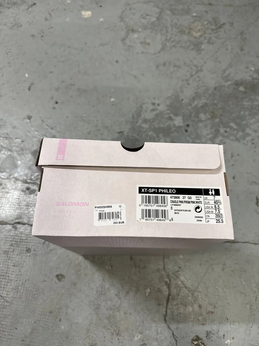 Salomon Phileo SX-SP1 Pink Low Sneakers (40.5eu/us7.5) jOyGpdZ 8