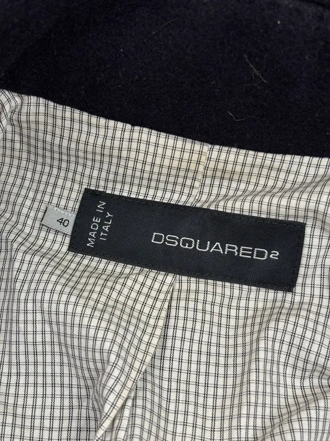 AW2009 Dsquared Navy Buttoned Wool Officer Jacket  WFRmrim 11