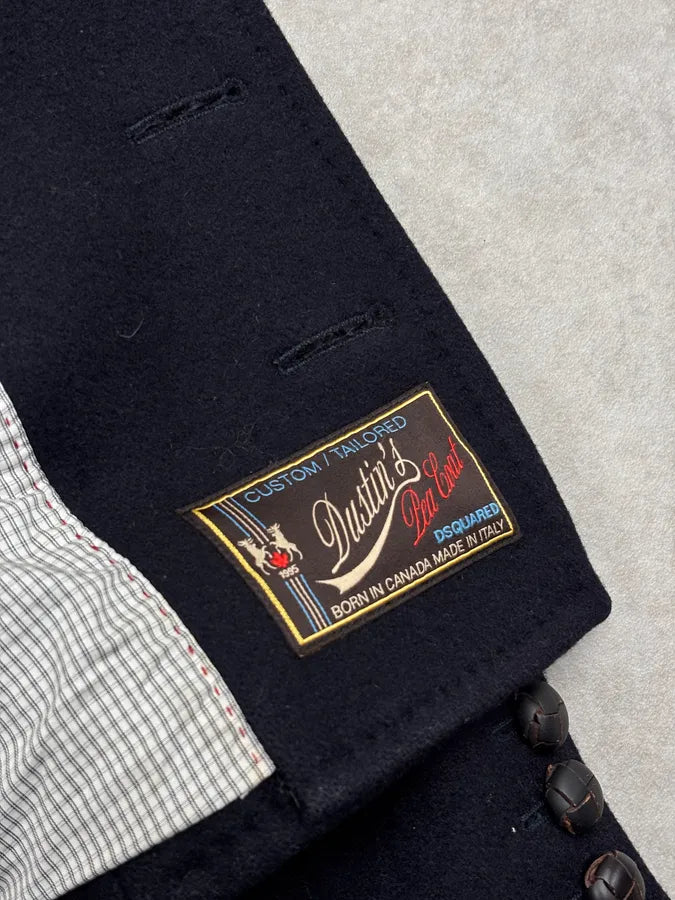 AW2009 Dsquared Navy Buttoned Wool Officer Jacket  WFRmrim 12