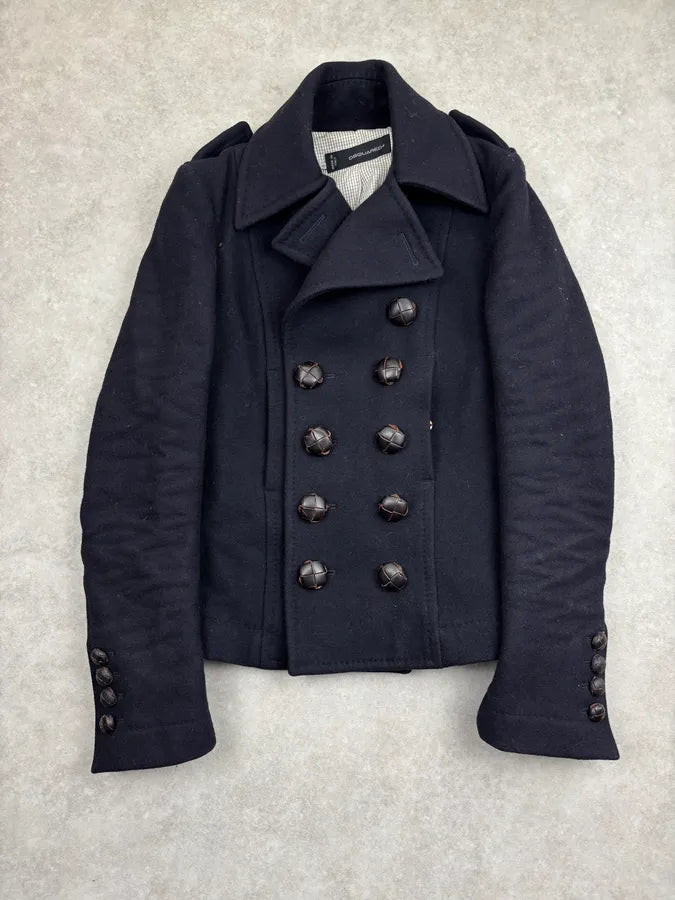 AW2009 Dsquared Navy Buttoned Wool Officer Jacket  WFRmrim 0