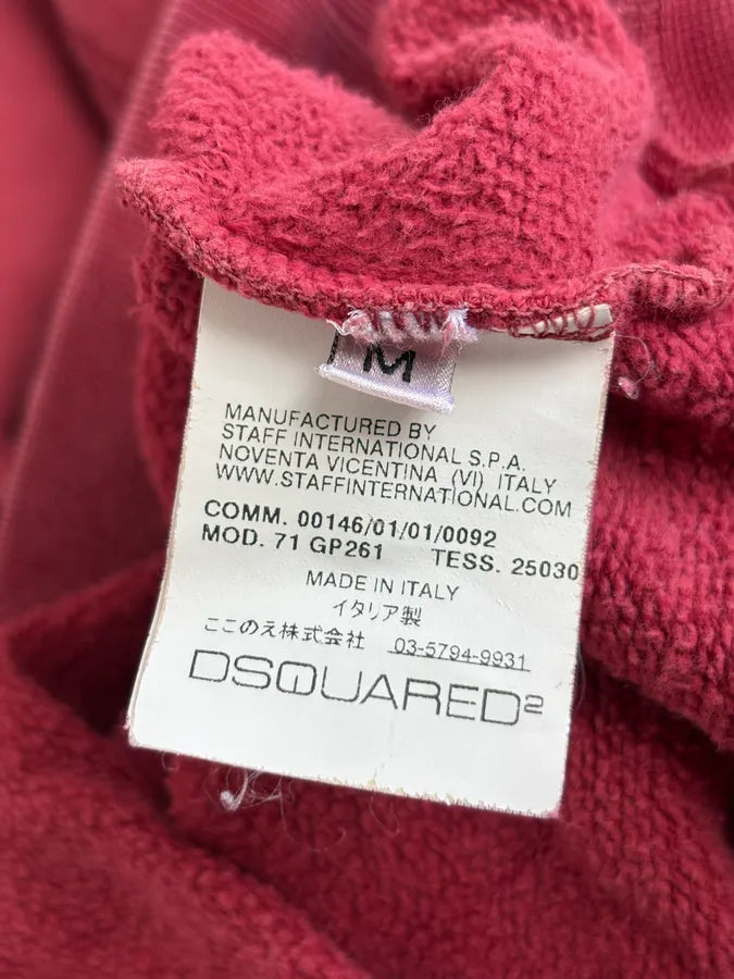 AW2009 Dsquared2 Red & Yellow “Oil” Hoodie HdqWsvN 7