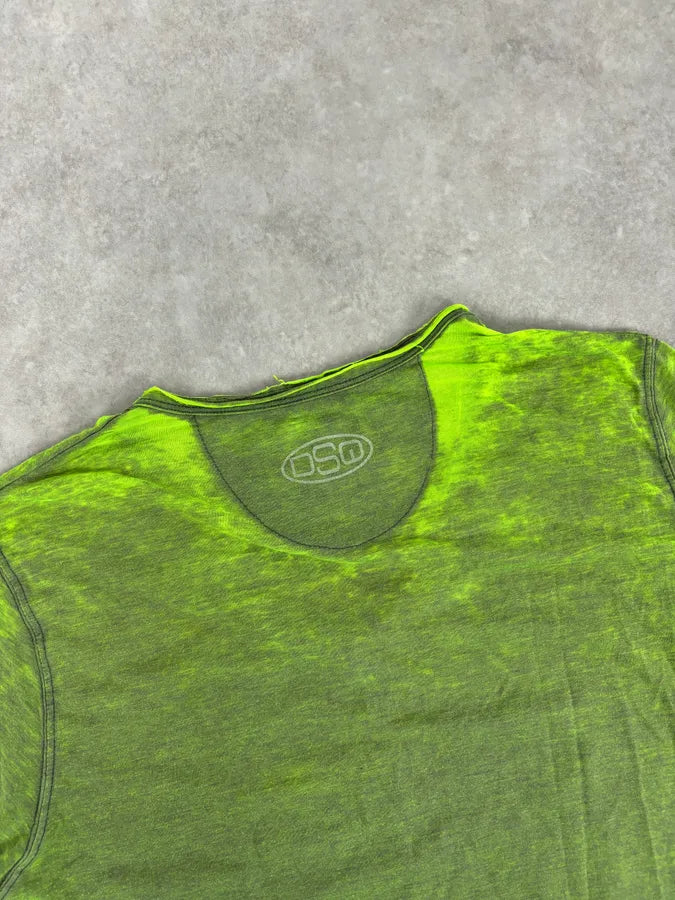 Dsquared2 Acid Green USA Flag T-Shirt bOwcCZp 5