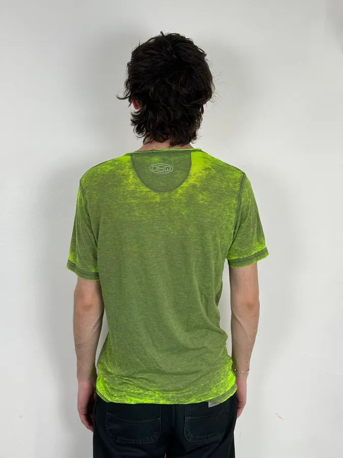 Dsquared2 Acid Green USA Flag T-Shirt bOwcCZp 2