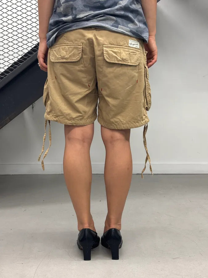 SS2008 Dsquared2 Beige Multi Pockets Cargo Shorts EqtTdZo 2