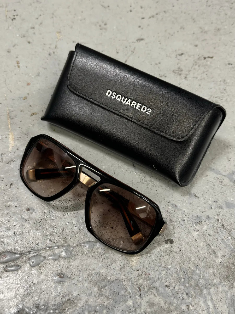 DSquared2 Black Aviator Sunglasses bLstSpo 0