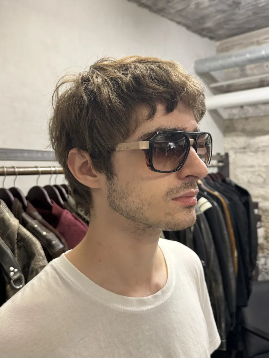 DSquared2 Black Aviator Sunglasses bLstSpo 3