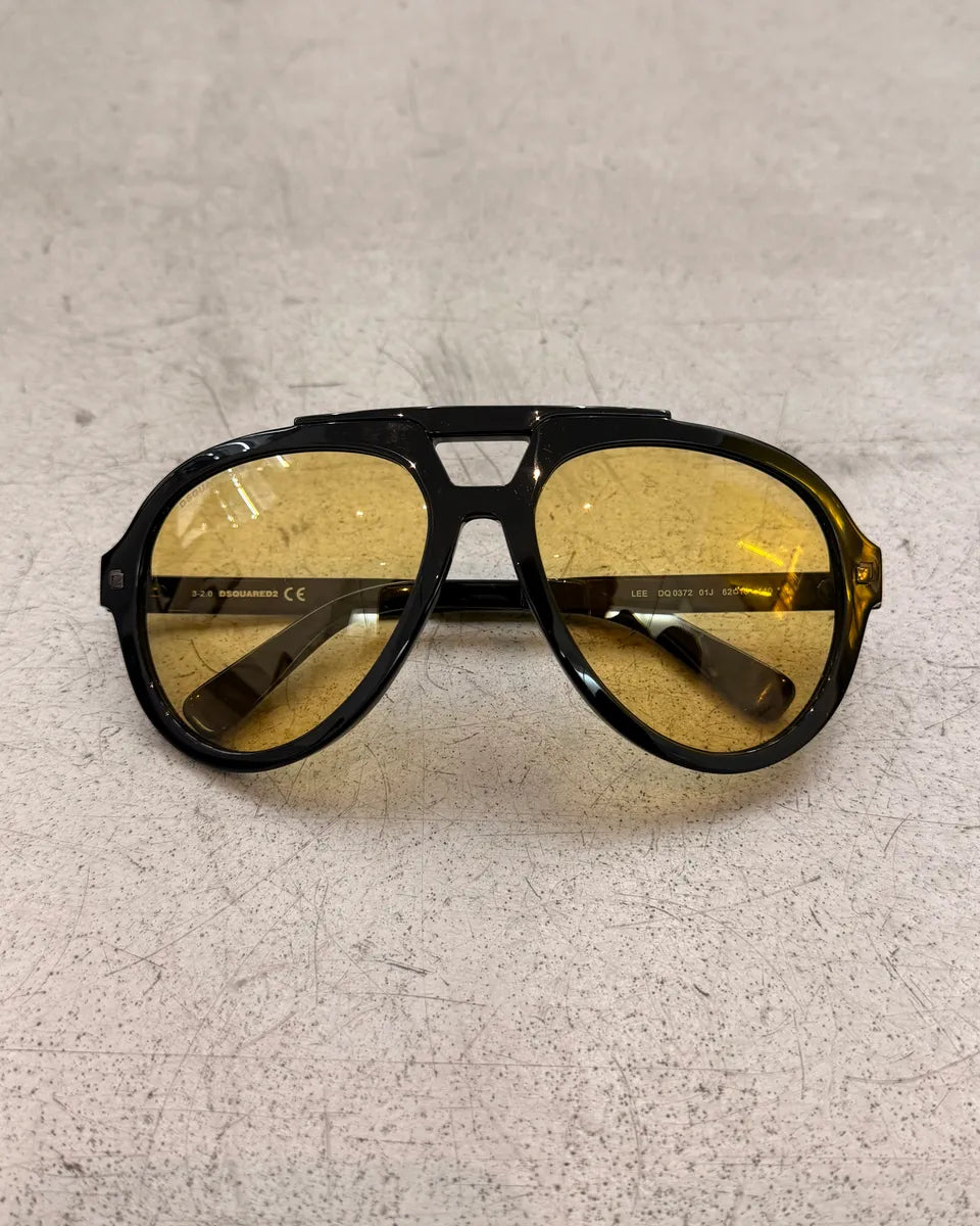 Dsquared2 Black Aviator Sunglasses TocDFrH 0