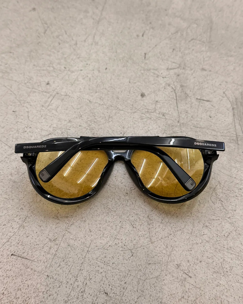 Dsquared2 Black Aviator Sunglasses TocDFrH 1