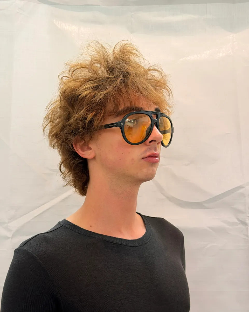 Dsquared2 Black Aviator Sunglasses TocDFrH 3