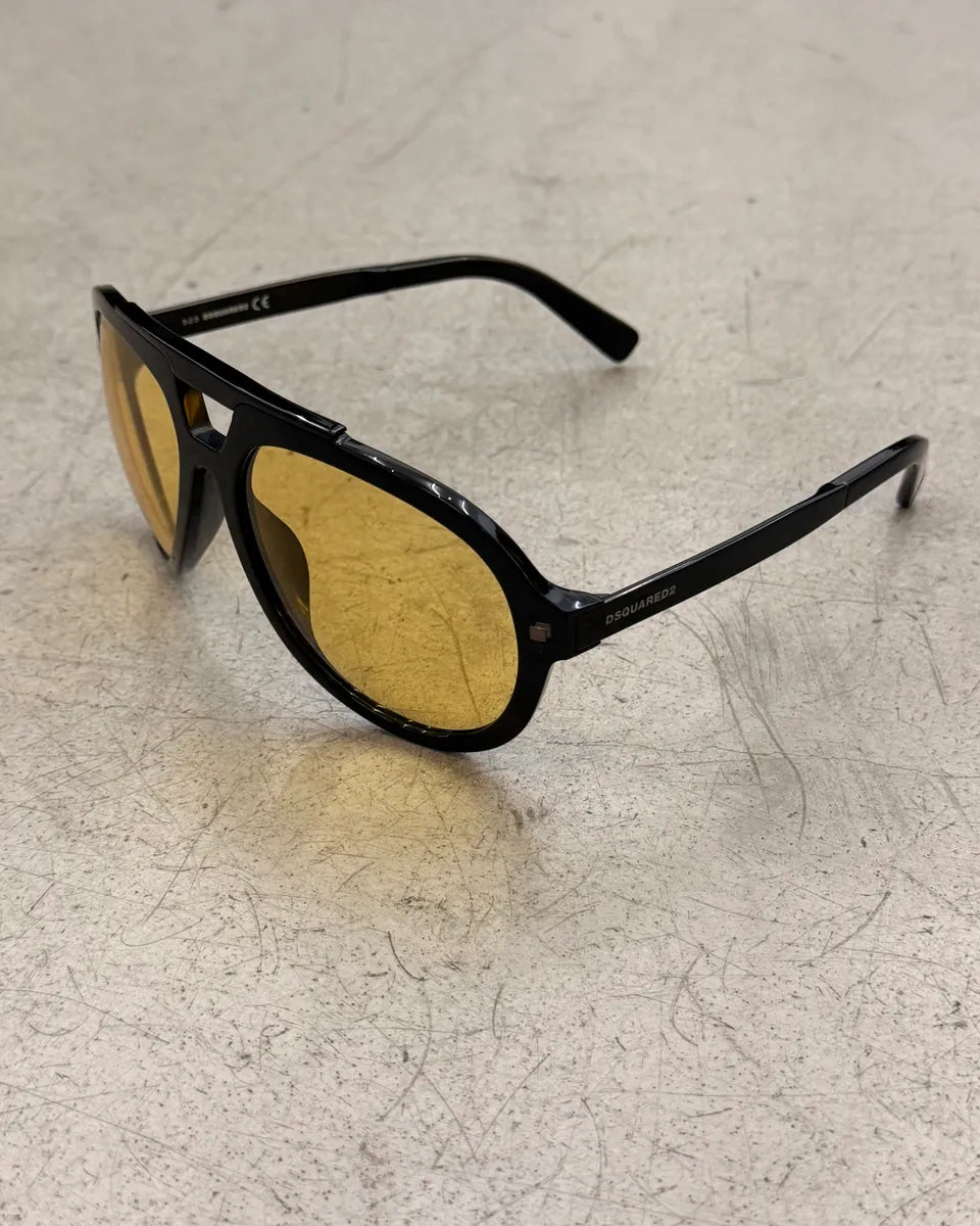 Dsquared2 Black Aviator Sunglasses TocDFrH 6