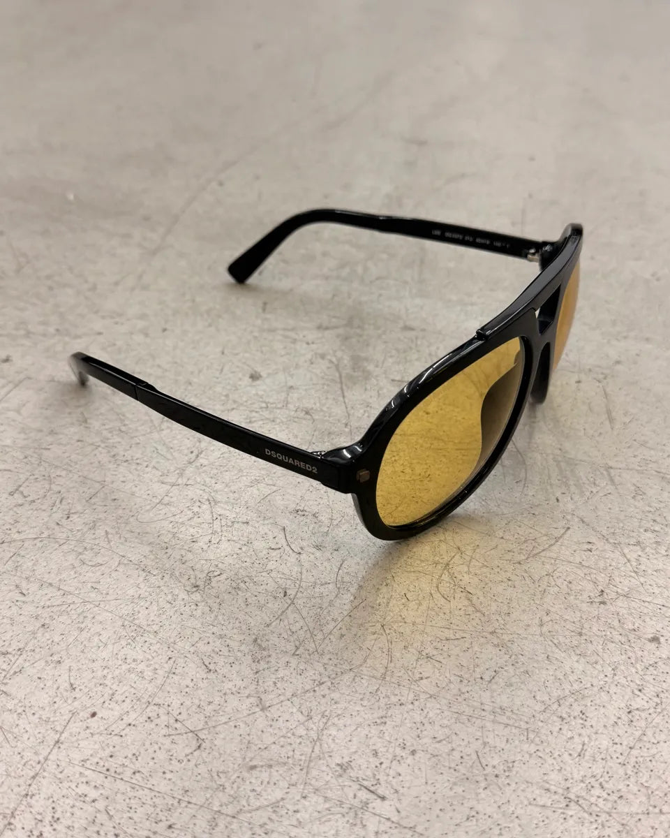 Dsquared2 Black Aviator Sunglasses TocDFrH 7