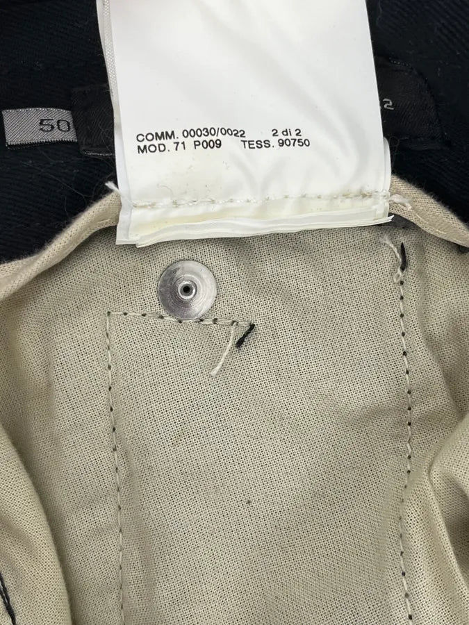 AW2002 Dsquared2 Black Buttoned Zip Bootleg Pants YqRWesa 11
