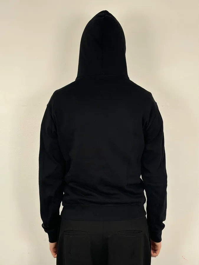 SS2017 Dsquared2 Black Newspapers Logo Hoodie BSQktYT 2