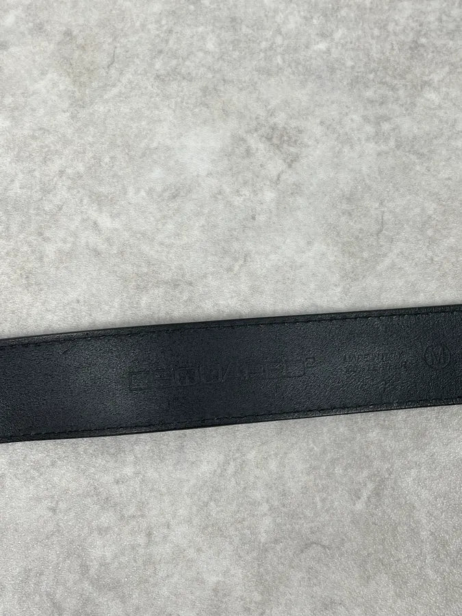 Dsquared2 Black Gothic Leather Belt OnvZcWu 8