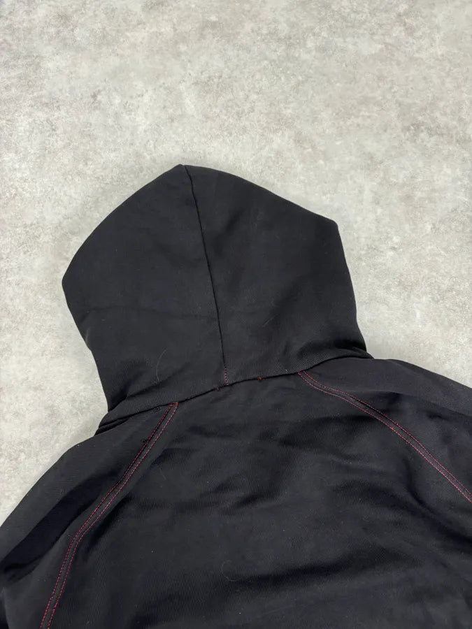 2000s Dsquared2 Black Distressed Zip-up Hoodie APhfFkE 5
