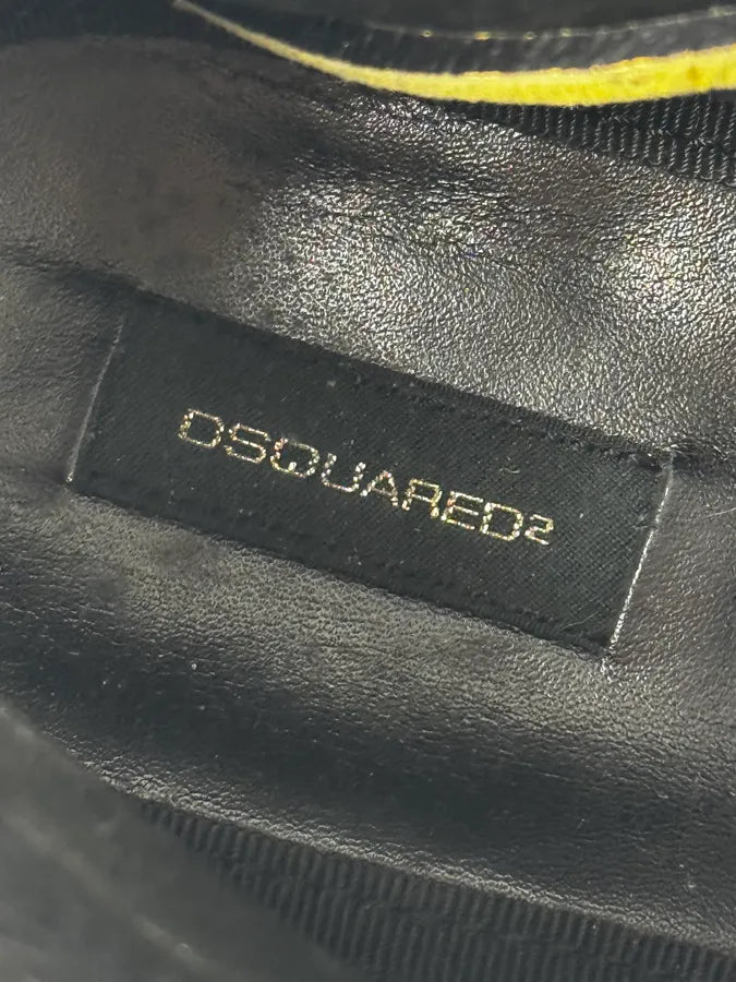 Dsquared2 Black Lace-Up Leather Hiking Boots BBdTwnx 7