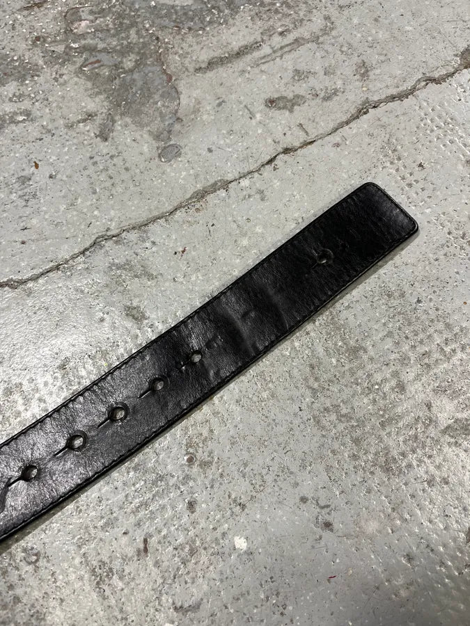 Dsquared2 Black Leather Belt oUTgEao 6