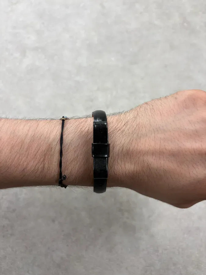 Dsquared2 Black Leather Bracelet JRUtpVs 2
