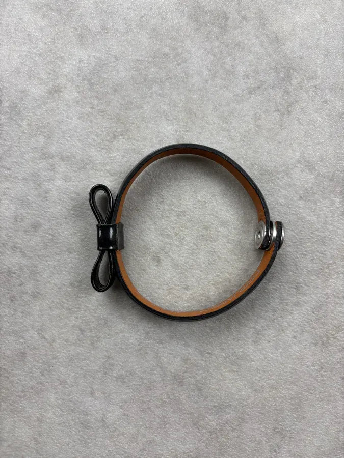 Dsquared2 Black Leather Bracelet JRUtpVs 4