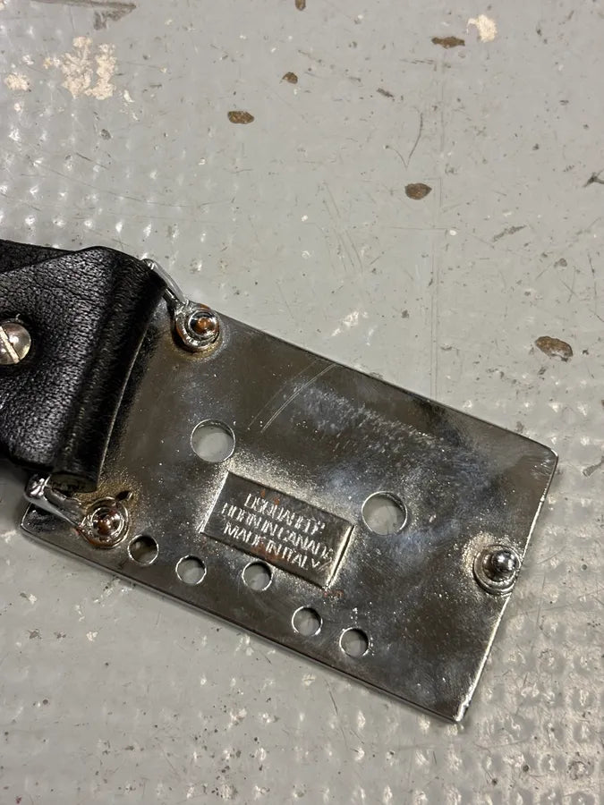 Dsquared2 Black Leather Cassette Buckle Belt xwFYDFX 5