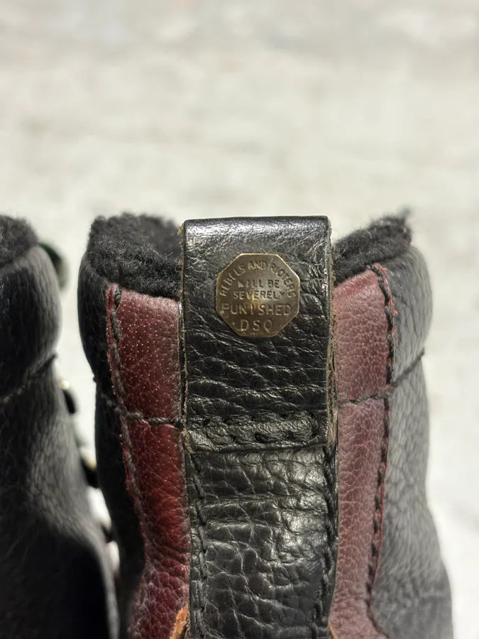 Dsquared2 Black Leather Hiking Boots pHHRjtE 10