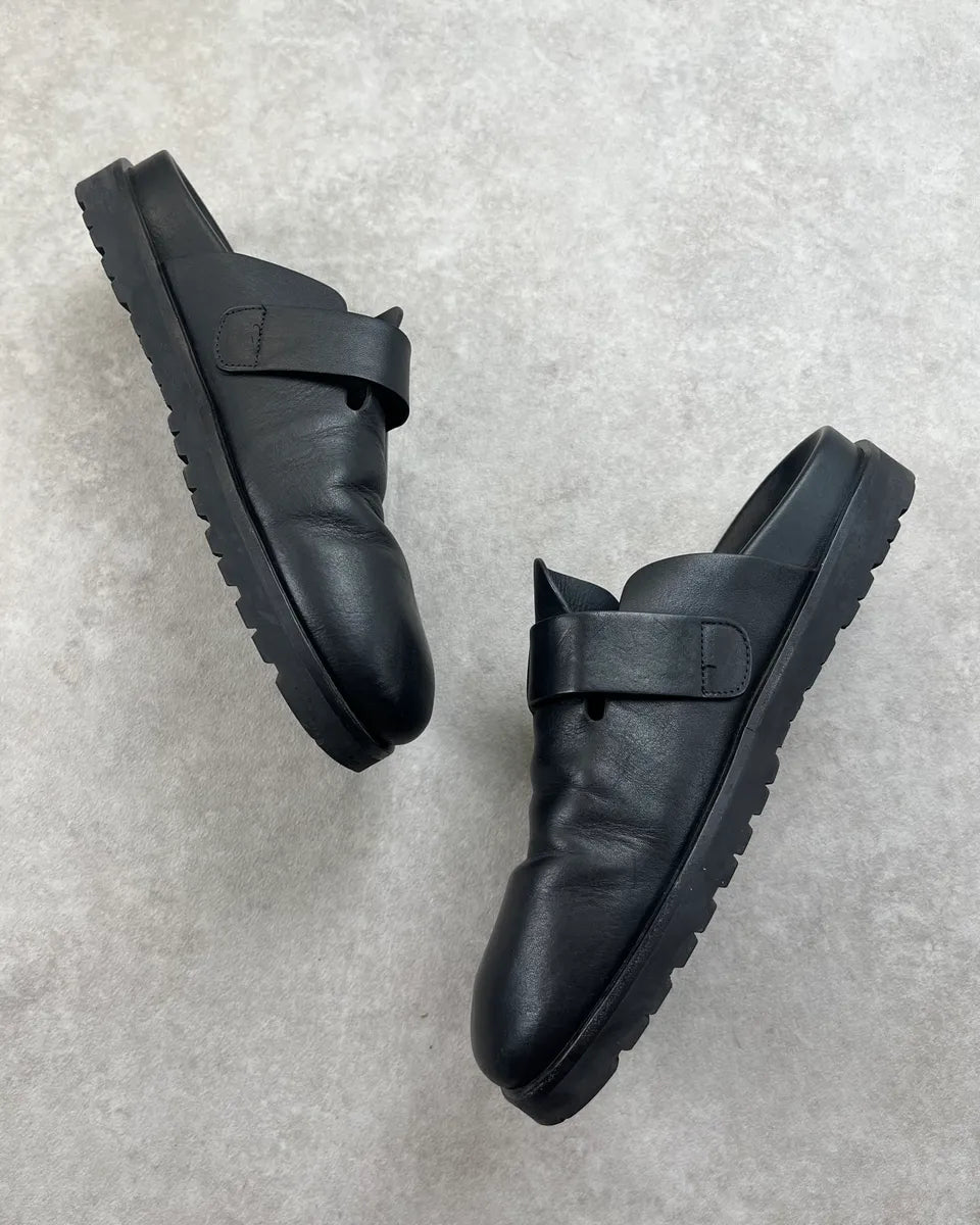 Dsquared2 Black Leather Mules owkMPbM 3