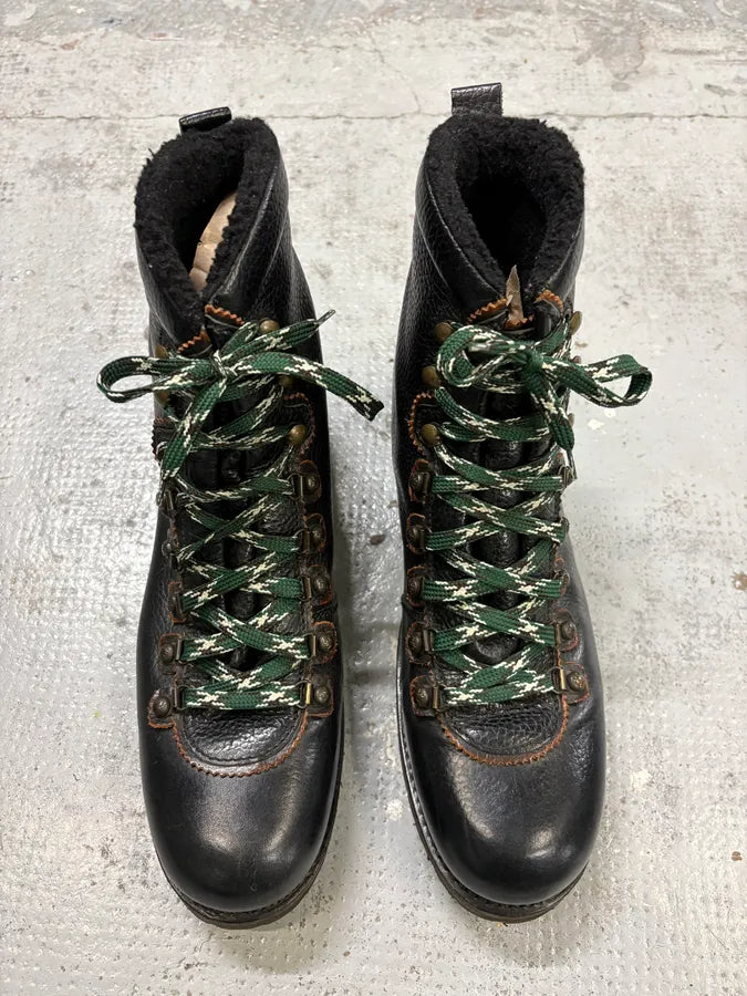 Dsquared2 Black Leather Hiking Boots rxUInbX 3