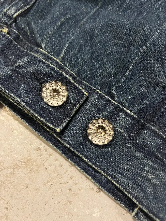 Dsquared2 Blue Faded Denim US Flag Jacket oikegRl 7