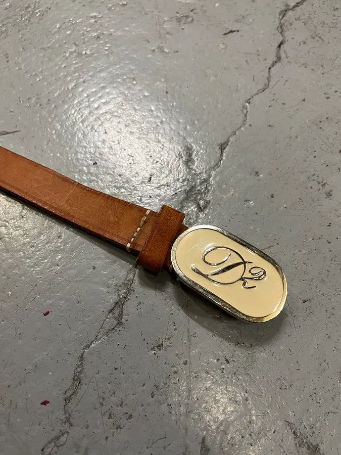 DSquared2 Brown Leather Belt CRVRNPd 5